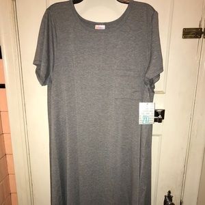 LuLaRoe 2xl Heathered Grey Carly NWT